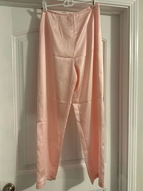 Vintage Victoria's Secret Light Pink Satin Lounge Pants